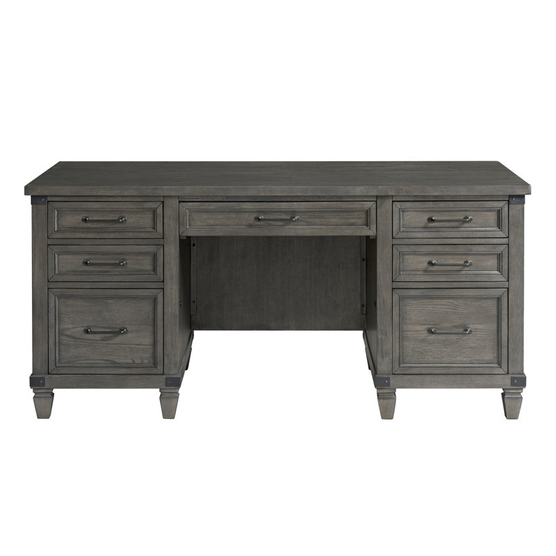 Grey desk wayfair discount